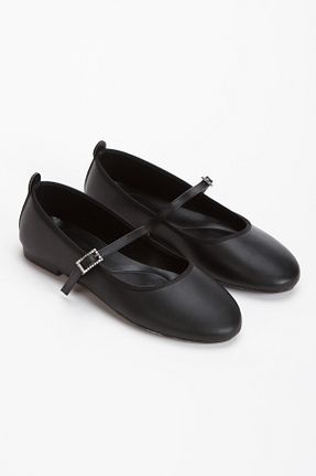 بابت مشکی زنانه چرم مصنوعی mermaid shoes - کد 901876074