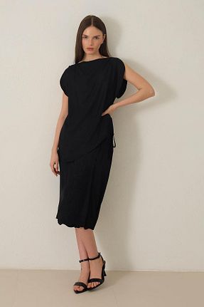بلوز مشکی زنانه ساده Setre - کد 892074893