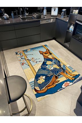 فرش رنگی قابل شستشو Rugs Modern Halı - کد 901875465