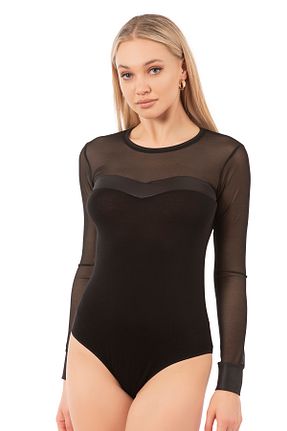 بادی مشکی زنانه یقه دوچرخه ÖZKAN underwear - کد 984822