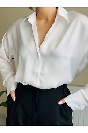 پیراهن سفید زنانه Relaxed Vienna Wear - کد 901889701