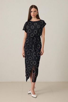 لباس مشکی زنانه بافتنی Setre - کد 901897729