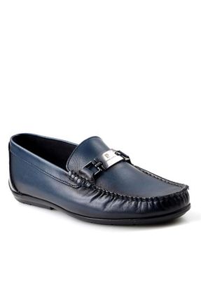 کفش کلاسیک سرمه ای مردانه چرم خالص Pierre Cardin - کد 475331368