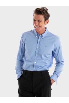 پیراهن متالیک مردانه اسلیم فیت BOSS - کد 901901896