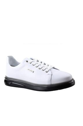 کفش آکسفورد سفید مردانه چرم خالص Pierre Cardin - کد 742556244