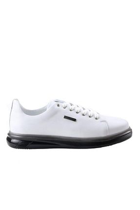 کفش آکسفورد سفید مردانه چرم خالص Pierre Cardin - کد 742556244