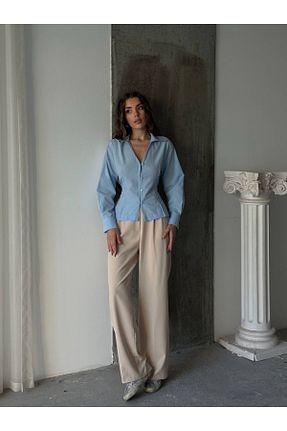پیراهن آبی زنانه رگولار AÈC PRIVÈ - کد 894668039