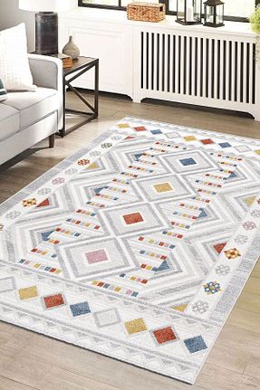 فرش سفید آنتی آلرژی Efor Halı - کد 846164993