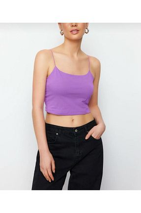 رکابی بنفش زنانه نخ Moda Banuş - کد 901933123