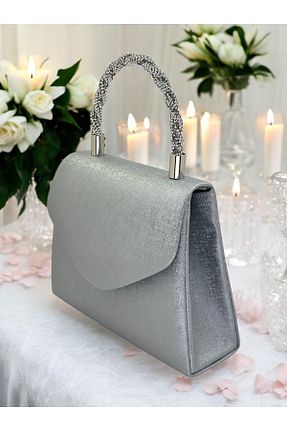 کیف مجلسی متالیک زنانه چرم مصنوعی Biçanta - کد 901941953