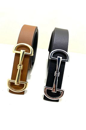 کمربند مشکی زنانه چرم مصنوعی Aksabeltchokers - کد 901943071