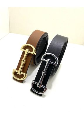 کمربند مشکی زنانه چرم مصنوعی Aksabeltchokers - کد 901943071