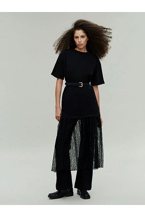 شلوار مشکی زنانه بافتنی LC Waikiki - کد 901946828