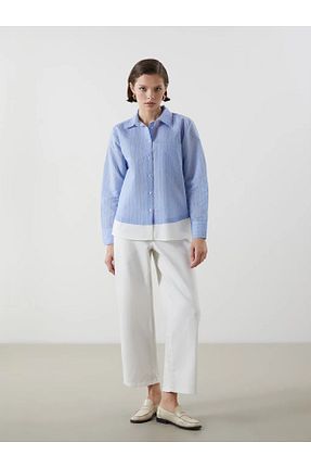 شلوار سفید زنانه بافتنی LC Waikiki - کد 901947146
