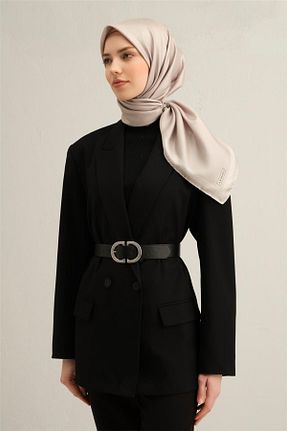 روسری رنگی کرپ ساتن ابریشم Armine - کد 901901028