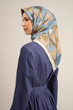 روسری آبی İpek Tivil Armine - کد 901951546
