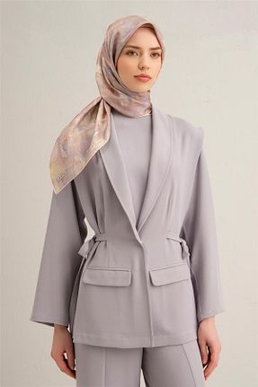 روسری بژ İpek Tivil Armine - کد 901362425
