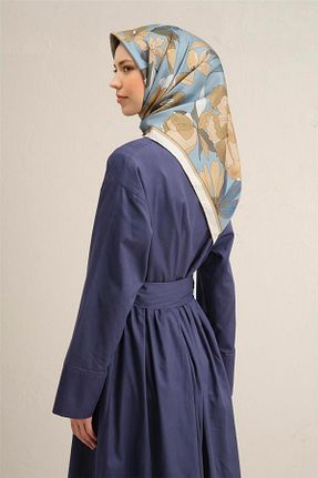 روسری آبی İpek Tivil Armine - کد 901951546