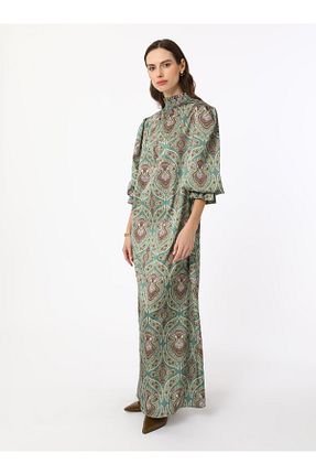 لباس حجاب سبز زنانه رگولار Refka - کد 750481410