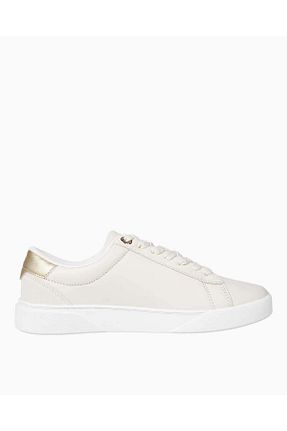 کفش اسنیکر بژ زنانه بند دار Tommy Hilfiger - کد 887184299