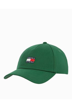کلاه سبز مردانه پنبه ای Tommy Hilfiger - کد 902007449