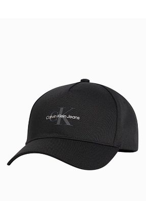 کلاه مشکی زنانه پنبه ای Calvin Klein - کد 886356860