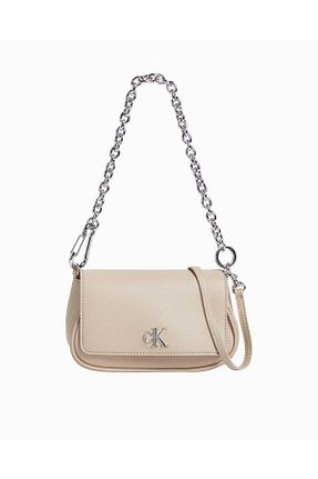 کیف دوشی بژ زنانه پلی استر Calvin Klein - کد 883819145