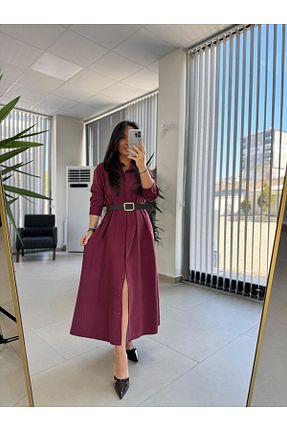 لباس زرشکی زنانه بافتنی caddstore - کد 903246284