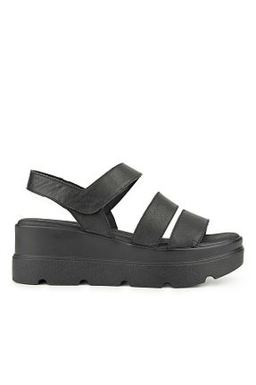 دمپائی مشکی زنانه چرم خالص Hush Puppies - کد 902013915