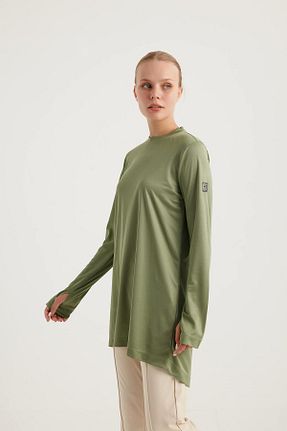ست گرمکن حجاب سبز زنانه اورسایز FD SPORTS - کد 854921697