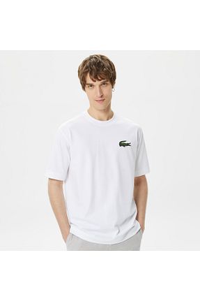تیشرت سفید مردانه رگولار Lacoste - کد 835664283