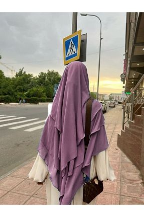 روسری صورتی شیفون Rana - کد 902032244