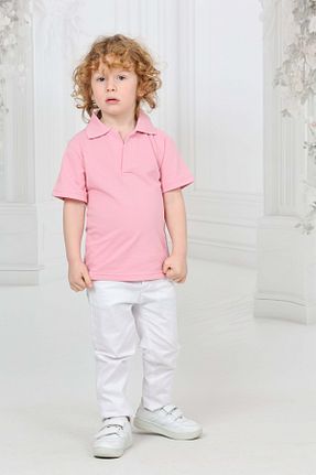 ست بالاتنه و پائین تنه صورتی بچه گانه بافت redbug kids - کد 903266438