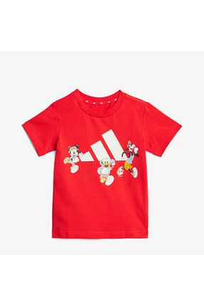 تیشرت اسپرت قرمز بچه گانه رگولار adidas - کد 895037102