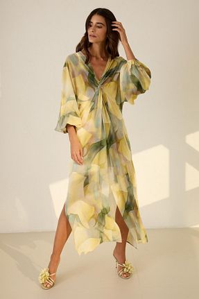 لباس زرد زنانه بافتنی Setre - کد 902058318