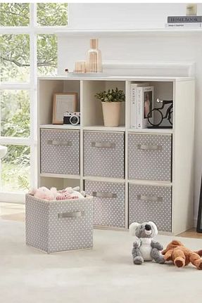 نظم دهنده کمد طوسی پارچه Ekici home textile - کد 902077532