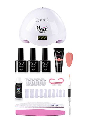 لاک ناخن دائمی صورتی Nail Master - کد 871341131