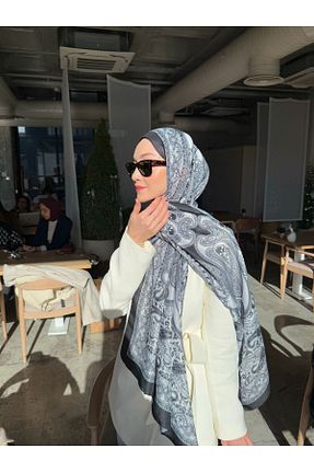 شال مشکی زنانه پنبه ای Arden Scarf - کد 877699873