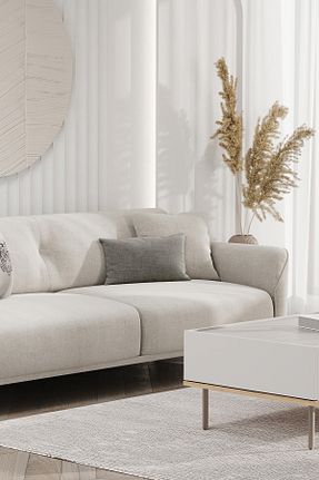 ست مبل نباتی 3+1 Enza Home - کد 902078464