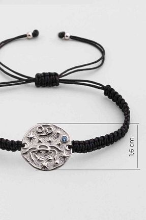دستبند نقره مشکی مردانه 925 عیار So Chic - کد 897982396