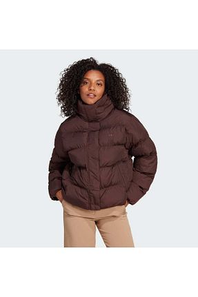 کاپشن اسپرت زرشکی زنانه رگولار adidas - کد 770347212