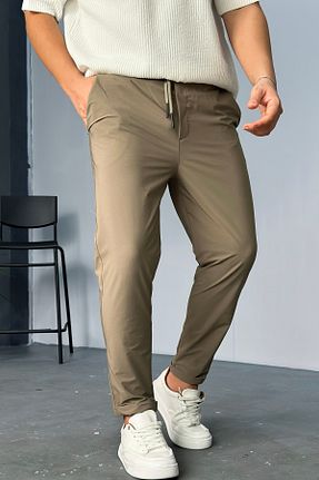 شلوار قهوه ای مردانه پارچه LUVEST - کد 902081925