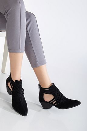 بوت / نیم بوت مشکی زنانه جیر MS SUGAR SHOES - کد 901515475