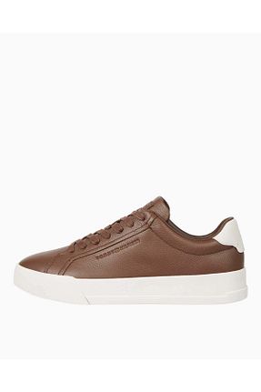 کفش اسنیکر قهوه ای مردانه بند دار Tommy Hilfiger - کد 886514613