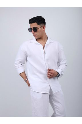 ست بالاتنه و پائین تنه سفید زنانه بافتنی MFU collection - کد 902087143
