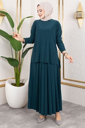 ست بالاتنه و پائین تنه سبز زنانه Genel Markalar - کد 902081162