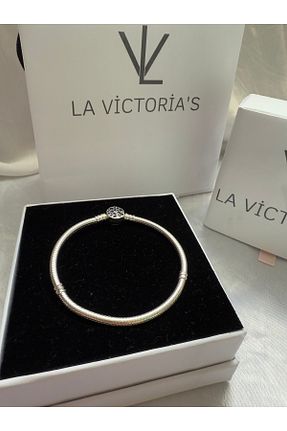 دستبند نقره زنانه 925 عیار la victorias - کد 902093653