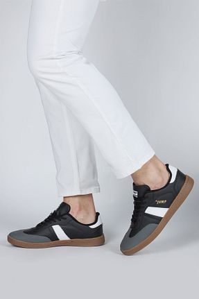 کفش اسنیکر مشکی مردانه بند دار Jump - کد 795479965