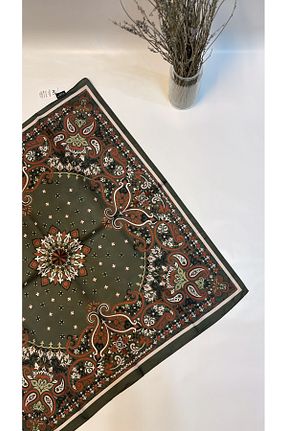 روسری خاکی پلی استر Onur - کد 902122441