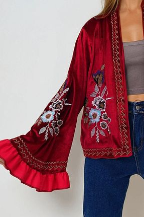 کت قرمز زنانه رگولار VAGGON - کد 902120020